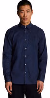 Blue Cotton Dress Shirt 2