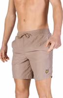 Beige Nylon Swim Shorts 1