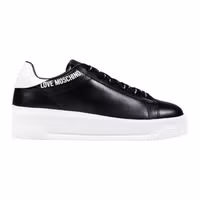 Black And White Synthetic Chunky Sneakers 1