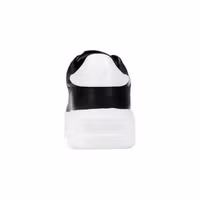 Black And White Synthetic Chunky Sneakers 4