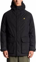Black Polyester Parka 1