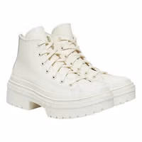 White Recycled Leather High Heel Pumps 2