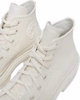 White Recycled Leather High Heel Pumps 4
