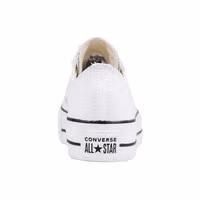 White Leather Platform Sneakers 4