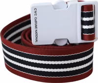 Black Cotton And Canvas Regular Belt 2