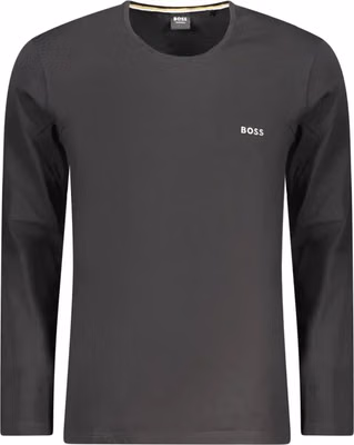 Black Cotton Men T-Shirt