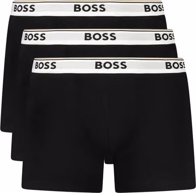 Black Cotton Men Boxer