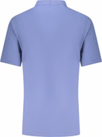 Blue Cotton Men Polo 2