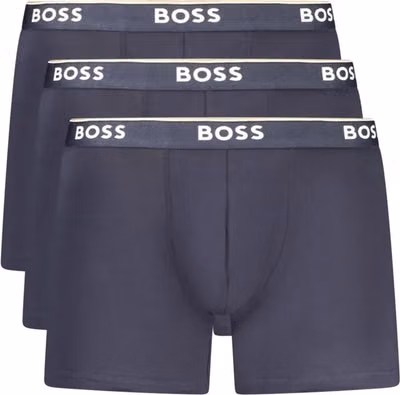 Blue Cotton Men Boxer Short