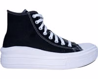Black Cotton Platform Sneakers 2