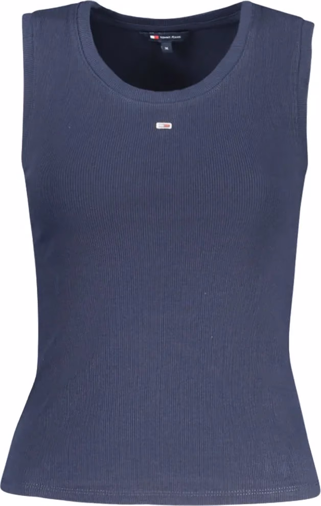 Blue Cotton Women's Tank Top