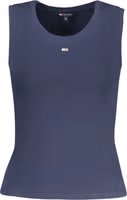 Blue Cotton Women's Tank Top 1