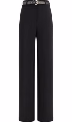 Black Triacetate Dress Pants