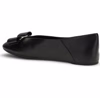 Black Calf Leather Bos Taurus Ballet Flats 3