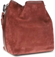 Bordeaux Calf Leather Bos Taurus Backet Bag 3