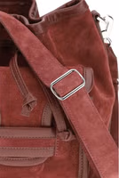 Bordeaux Calf Leather Bos Taurus Backet Bag 4
