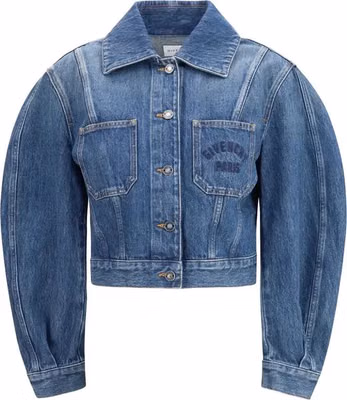 Blue Cotton Denim Jacket