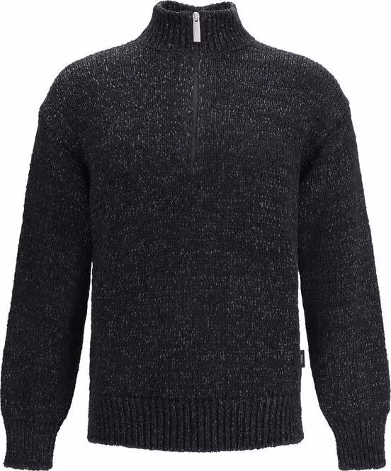 Black Cotton Sweatshirt