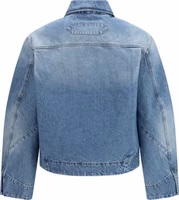 Blue Polyamide Denim Jacket 2