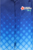 Blue Silk Pattern Shirt 3