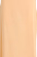 Orange Silk Long Skirt 3