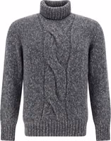 Gray Cashmere Turtleneck 1