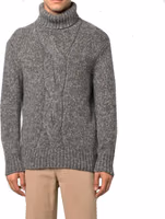 Gray Cashmere Turtleneck 2