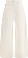Beige Cotton Casual Pants 1