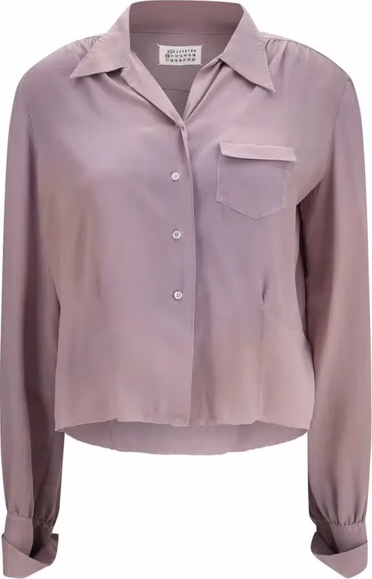 Purple Silk Shirt