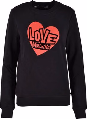Black Cotton Sweatshirt