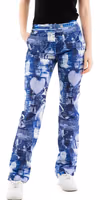 Multicolor Cotton Casual Pants 1