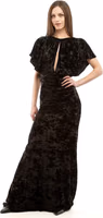 Black Polyester Casual Dress 1