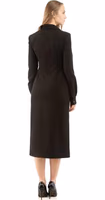 Black Polyester Casual Dress 3