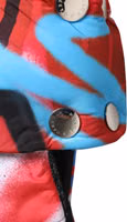 Multicolor Graffiti Whole Head Wrap Capello Hat 3