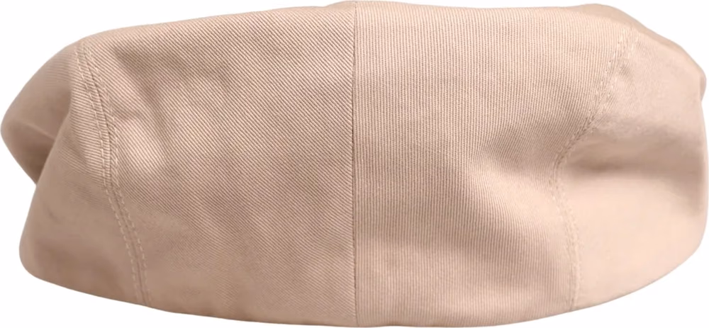 Men Beige Cotton Newsboy Cloth Capello Hat