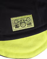 Men Black Polyester Knitted Bucket Capello Hat 2