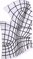 Men White Stripes Nylon Ski Mask Balaclava Hat 2