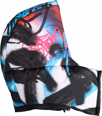 Multicolor Graffiti Whole Head Wrap Capello Hat