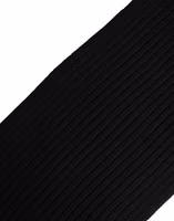 Black Cashmere Knitted Men Neck Warmer One Size Scarf 4