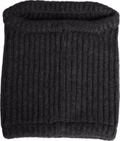 Black Cashmere Knitted Men Winter Neck Warmer Hat 1