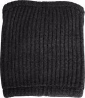 Black Cashmere Knitted Men Winter Neck Warmer Hat 2