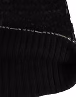 Black Wool Crystal Embellished Balaclava Hat 4
