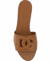 Brown Calf Leather Bos Taurus Flat Sandals 4