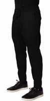 Black Cotton Skinny Men Jogger Trouser Pants 2