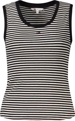 Black Cotton Women's Tank Top