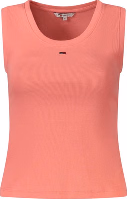 Pink Cotton Women's Tank Top