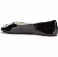 Black Calf Leather Bos Taurus Ballet Flats 3