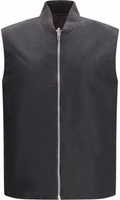 Brown Polyamide Sleeveless Jacket 1