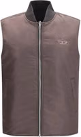 Brown Polyamide Sleeveless Jacket 2