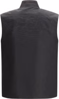 Brown Polyamide Sleeveless Jacket 3